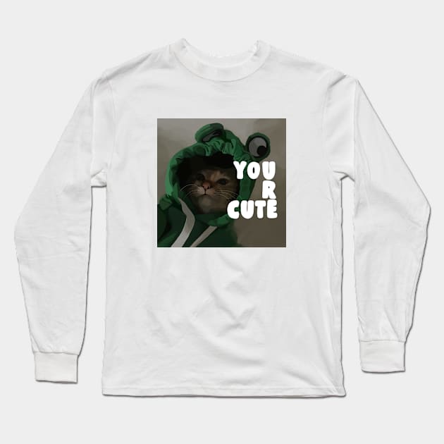 You r cute Long Sleeve T-Shirt by AnnVas